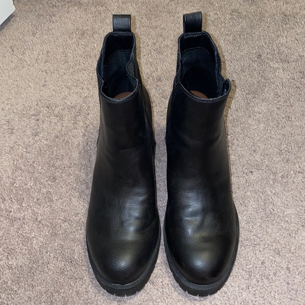 Black boots
